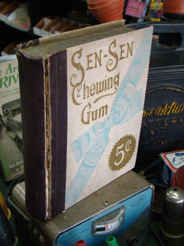 Sen-Sen Chewing Gum Book Display Box Spine