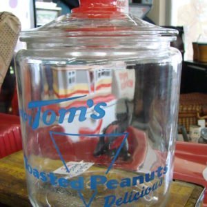 Enjoy Toms Toasted Peanuts Delicious Glass Jar Complete