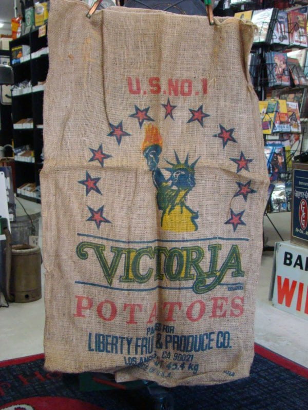 Victoria Potatoes Burlap Sack