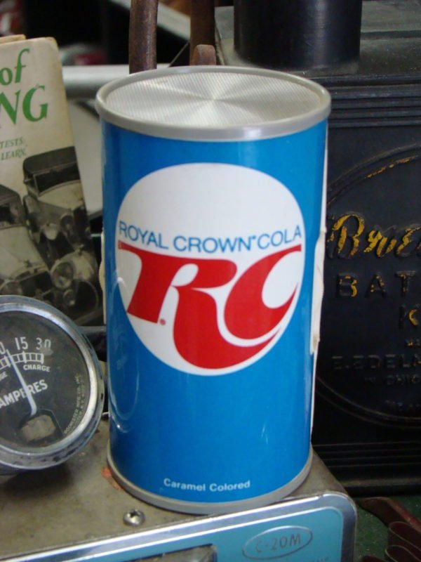 General Electric Royal Crown Cola Transistor Radio Can
