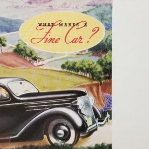 1936 Ford Passenger Car Sales Brochure