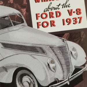 1937 Ford Passenger Car Sales Brochure Small