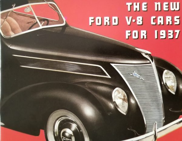 1937 Ford Passenger Car Sales Brochure