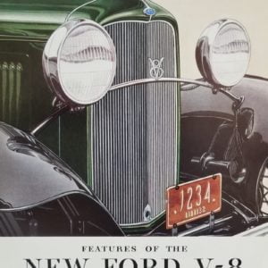 1932 Ford Passenger Car Features Brochure