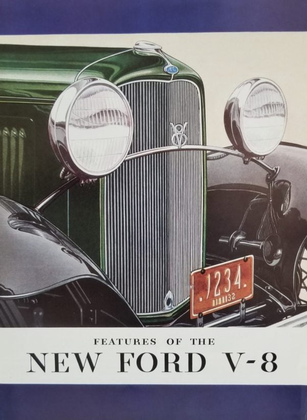 1932 Ford Passenger Car Features Brochure