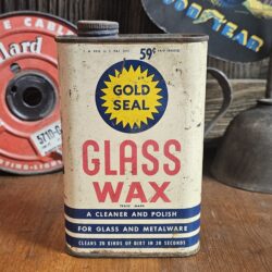 Gold Seal Glass Wax Can