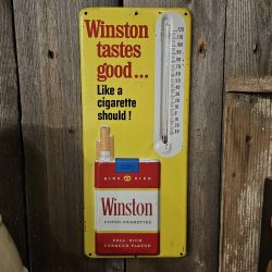 Winston Filter Cigarettes Thermometer Embossed