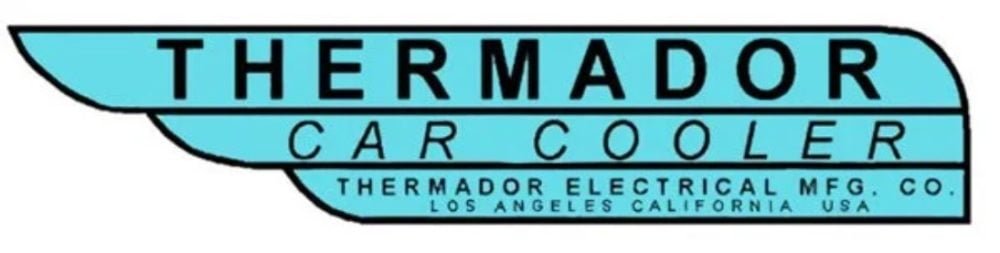 thumbnail image 2 of Firestone / Thermador Car Cooler Sticker – Vintage Swamp Cooler Decal – 6x1.5 Inches 2 of 3