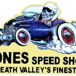 Bones Speed Shop Water Slide Decal