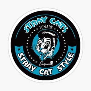 Stray Cats Pomade Rockabilly Sticker