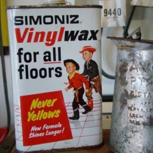 Simoniz Vinyl Wax For All Floors, 1958