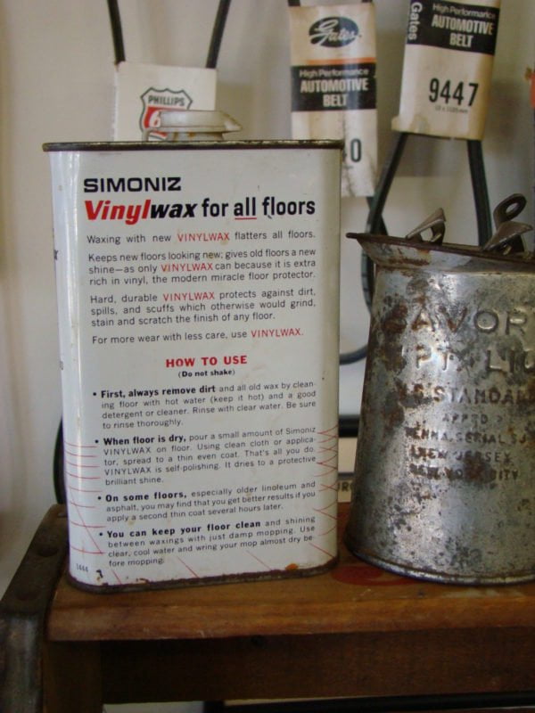 Simoniz Vinyl Wax 'For All Floors' Back