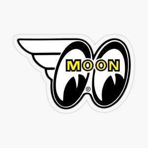 Moon Eyes With Wings Sticker