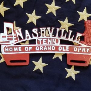 Nashville Home Of The Grand Ol' Opry License Topper