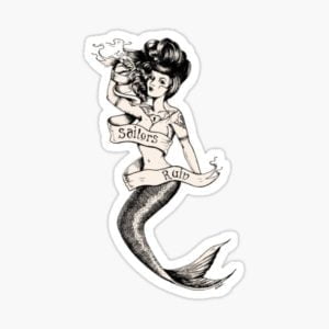 Sailors Ruin Vintage Mermaid