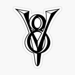 V8 Emblem Ford Classic Black