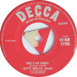 Kitty Wells: She's No Angel/I Can't Stop Loving You