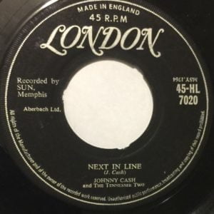 Johnny Cash & The Tennessee Two: Next In Line/Don't Make Me Go