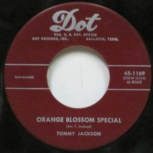 Tommy Jackson: Orange Blossom Special/Draggin' The Bow