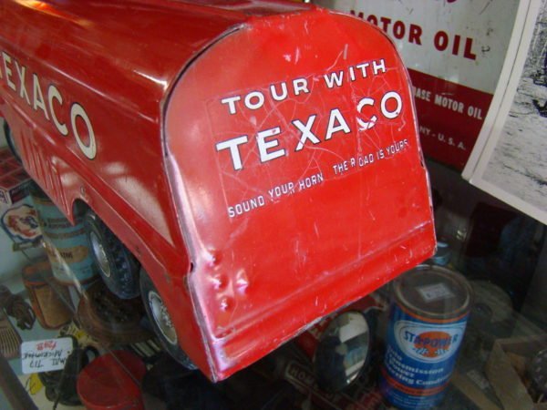 1950s Buddy L Texaco Tanker Truck Back