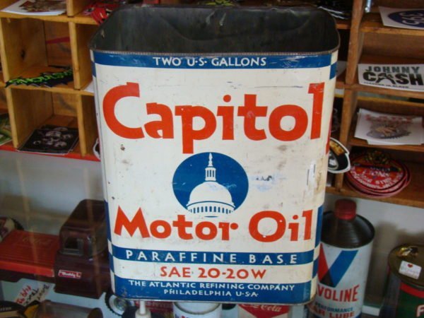 Capitol Motor Oil Can