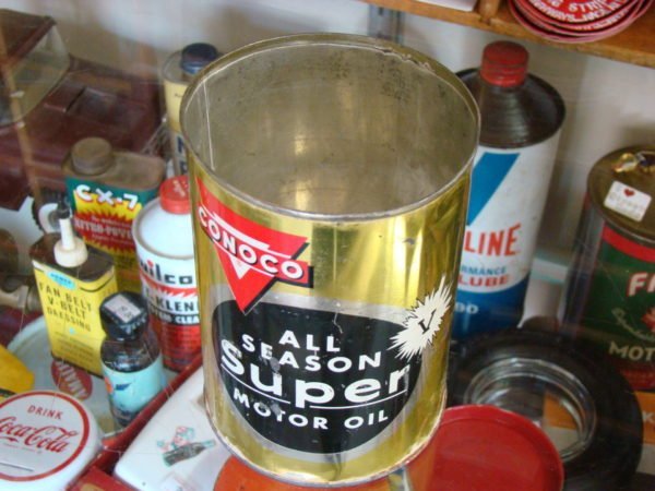 Conoco All Season Super Motor Oil Can