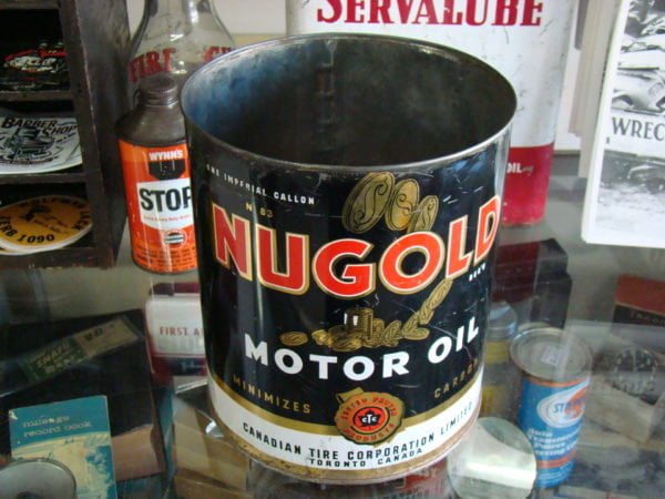 Nugold Motor Oil Can