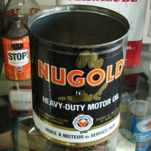 Nugold Heavy-Duty Motor Oil Can, One Imperial Gallon