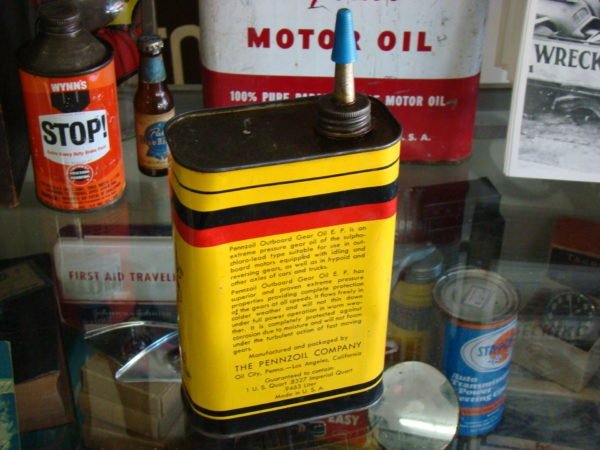 Pennzoil Outboard Gear Oil Can Top