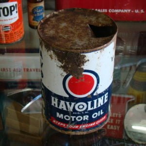 Havoline Motor Oil Can