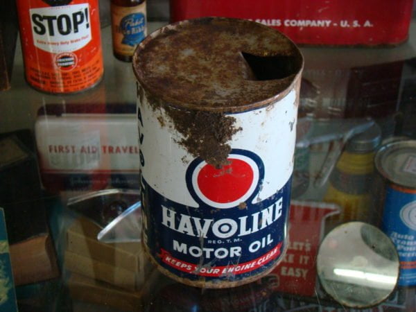 Havoline Motor Oil Can