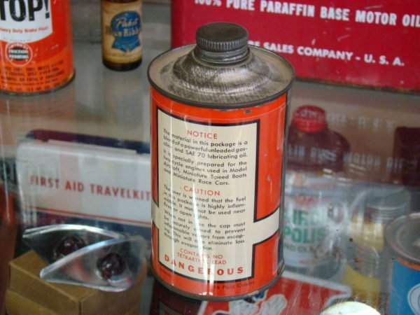 Phillips 66 Aviation Gasoline Cone Top Back