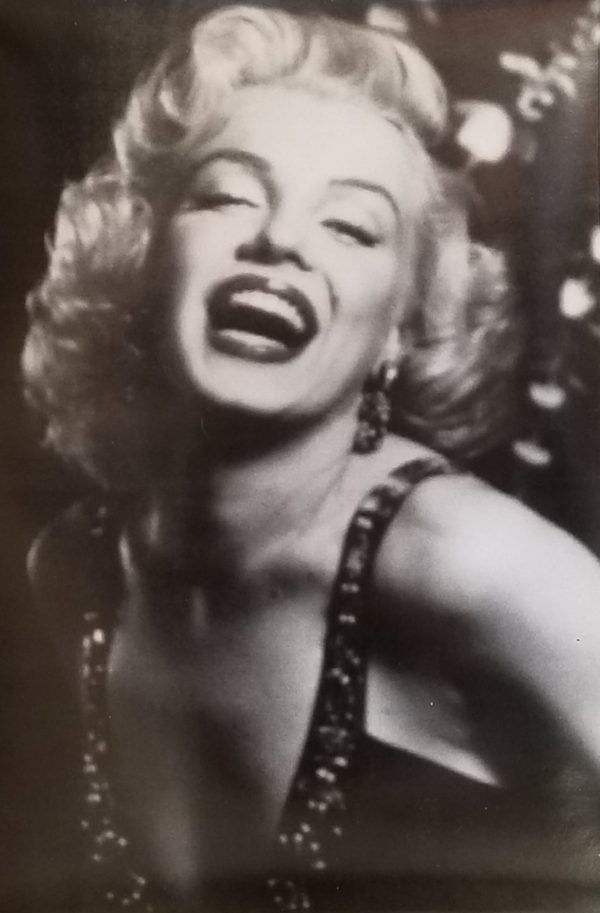 Marilyn Monroe Laughing Portrait Poster