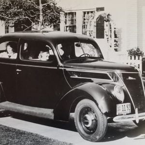 1937 Sedan With The Girls