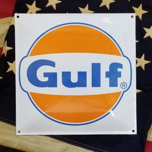 Gulf Logo, Porcelain