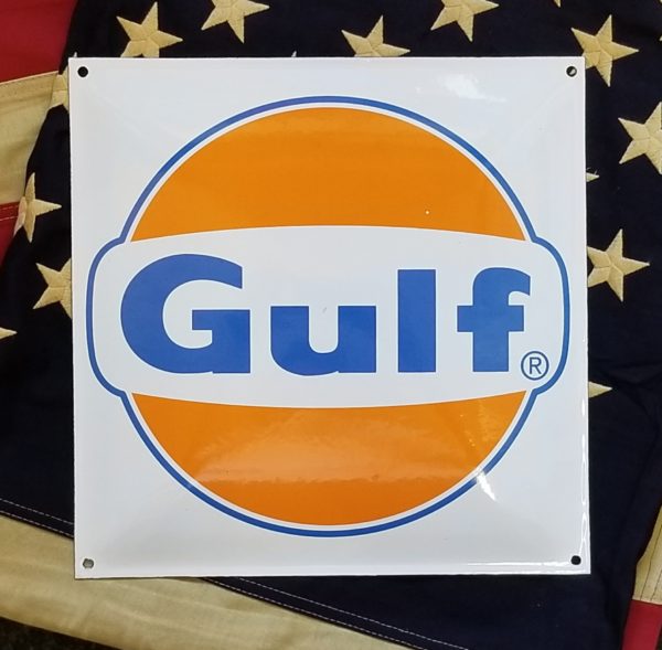 Gulf Logo, Porcelain