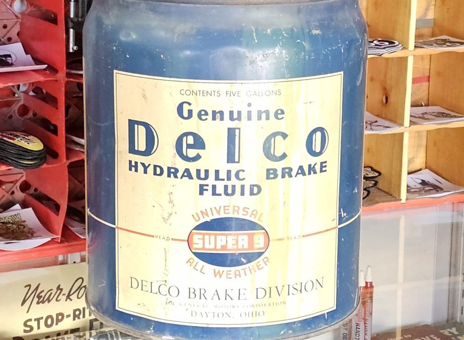 Genuine Delco Hydraulic Brake Fluid Can