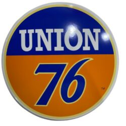 Union 76 Round Dome, Porcelain