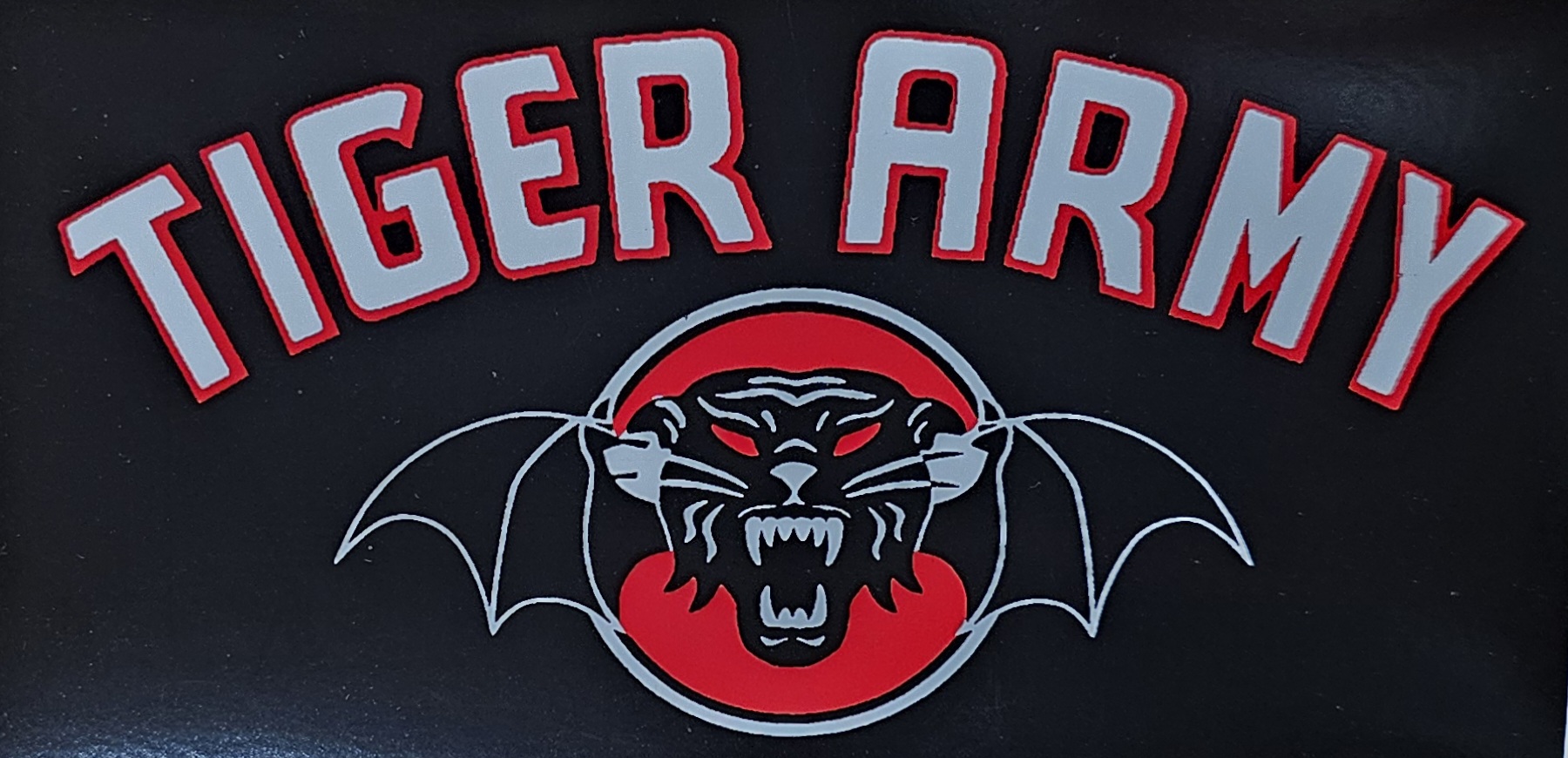 Tiger Army Black Red White Logo