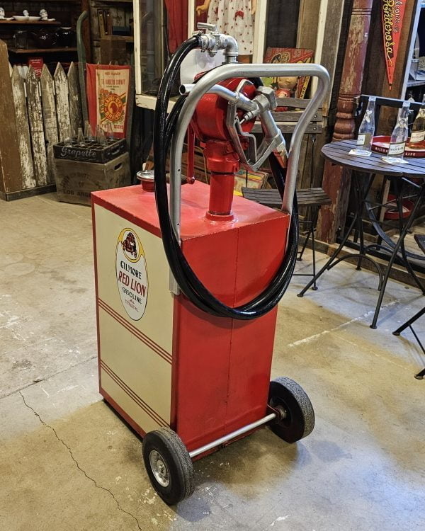 Gilmore Red Lion Gasoline Gas Buddy 1960s Restored