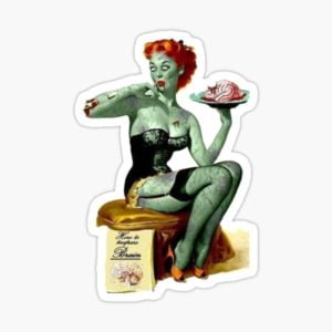 Pin-Up Girl Zombie Halloween