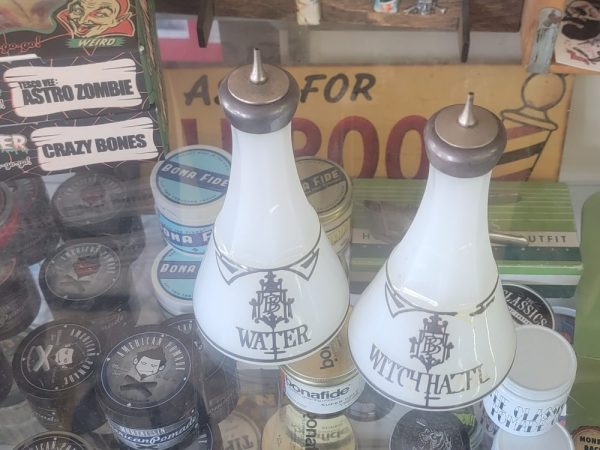 Barber Apothecary Water Witch Hazel Bottles
