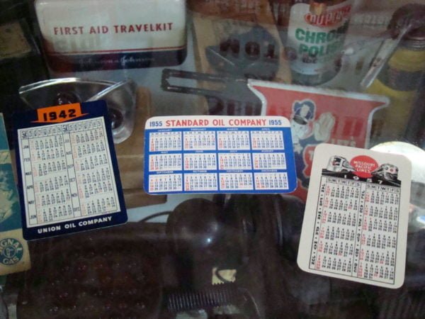 Pocket Calendars (Union, Standard Oil & Missouri Pacific) Back