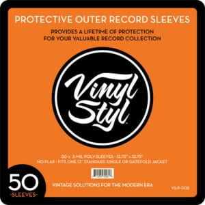 Protective Outer Record Sleeve 3 Mil