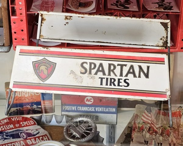 Spartan Tires Store Display Back