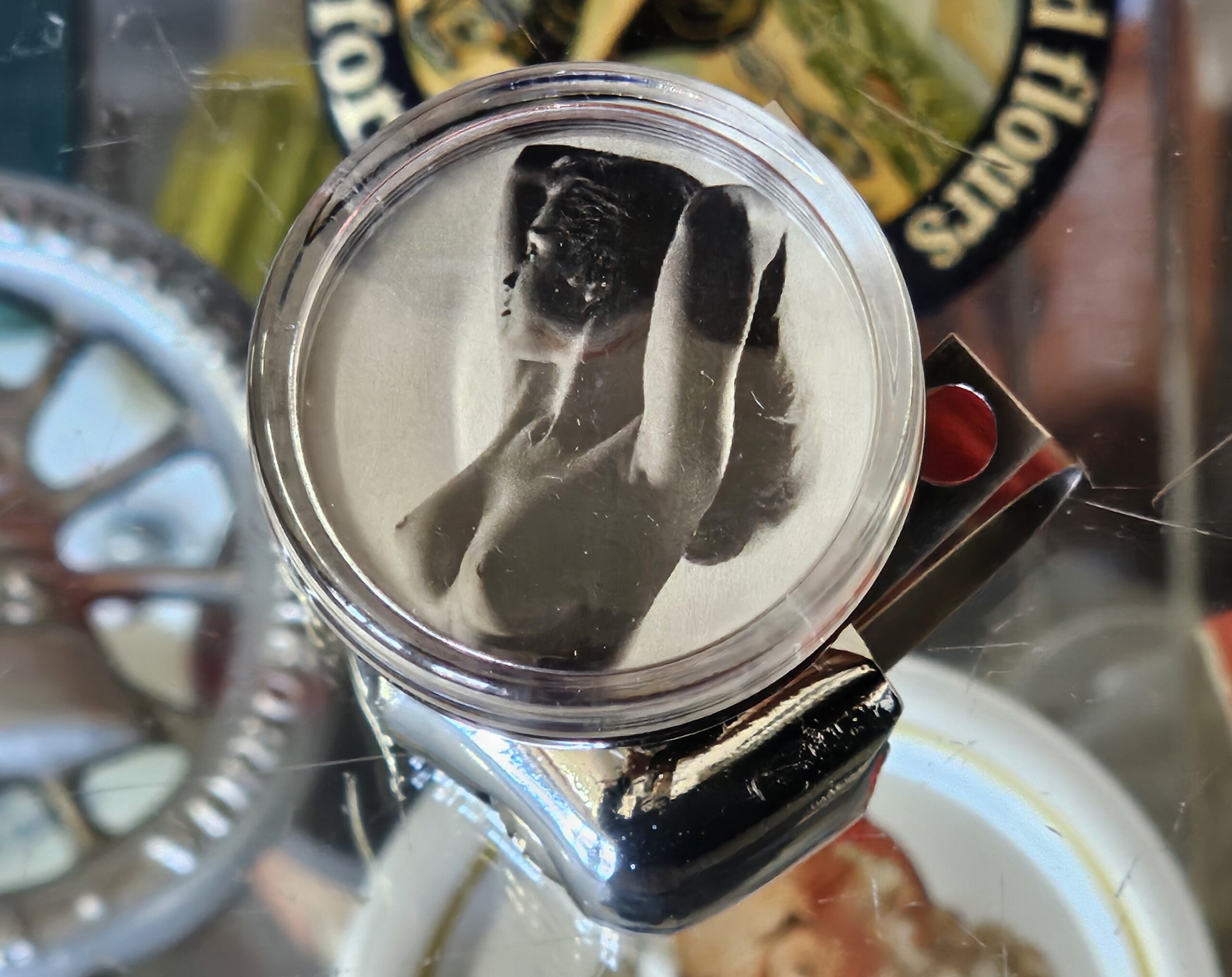 Steering Wheel Spinner Knob Nude Pinup 1950s Top