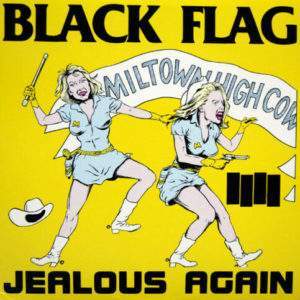 Black Flag Jealous Again LP Cover