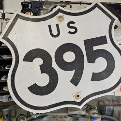 US Route 395 Road Side Sign