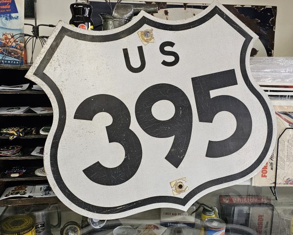 US Route 395 Road Side Sign