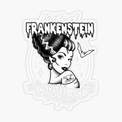 Bride Of Frankenstein, Monster Love Pin-Up